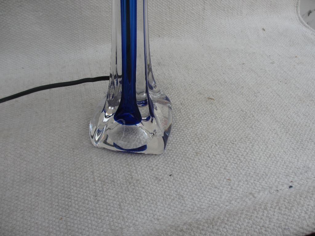 Vintage Paul Kedelv , Flygsfors tafellamp-voet, Ophalen of Verzenden, Gebruikt, Glas, 50 tot 75 cm