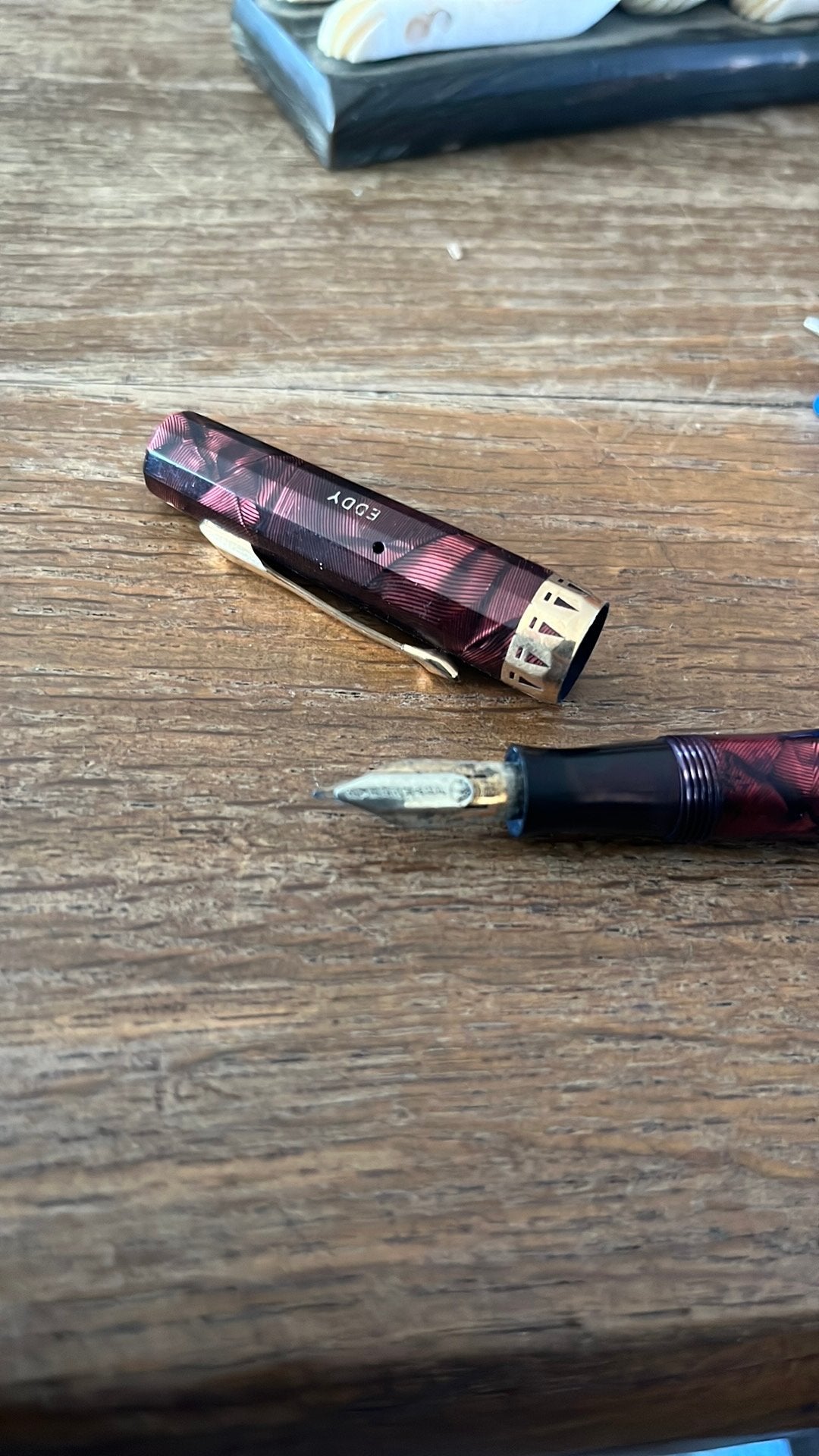 Wahl-Eversharp Doric vulpen met 14krt gouden punt, Verzamelen, Pennenverzamelingen, Ophalen of Verzenden, Gebruikt, Vulpen, Overige merken