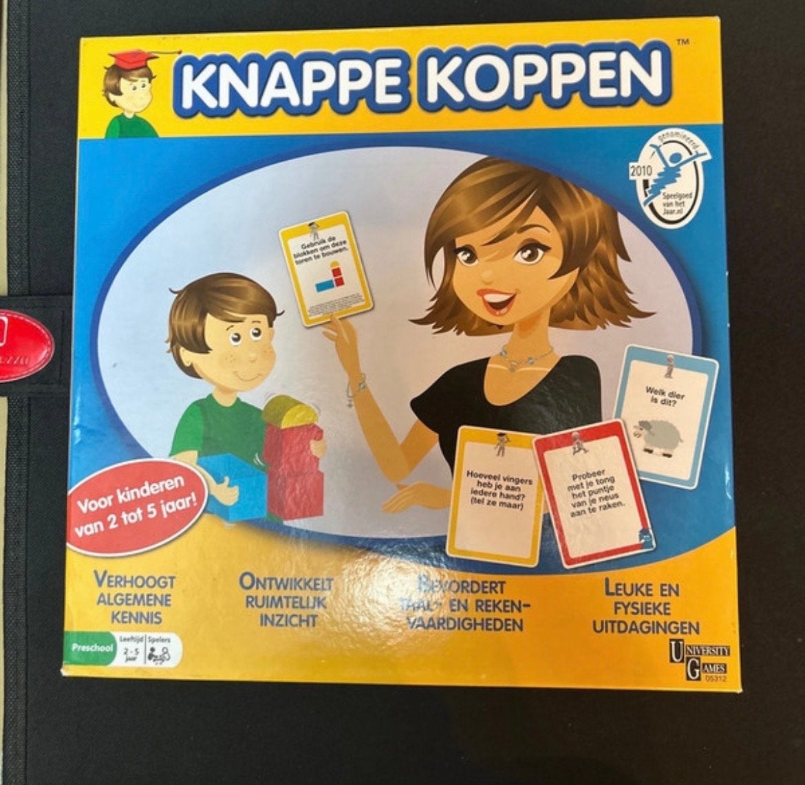 Knappe Koppen bordspel voor kinderen 2-5 jaar, Een of twee spelers, Ophalen, Zo goed als nieuw