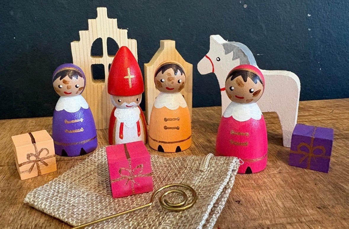 Sinterklaas peg dolls, Ophalen of Verzenden, Nieuw
