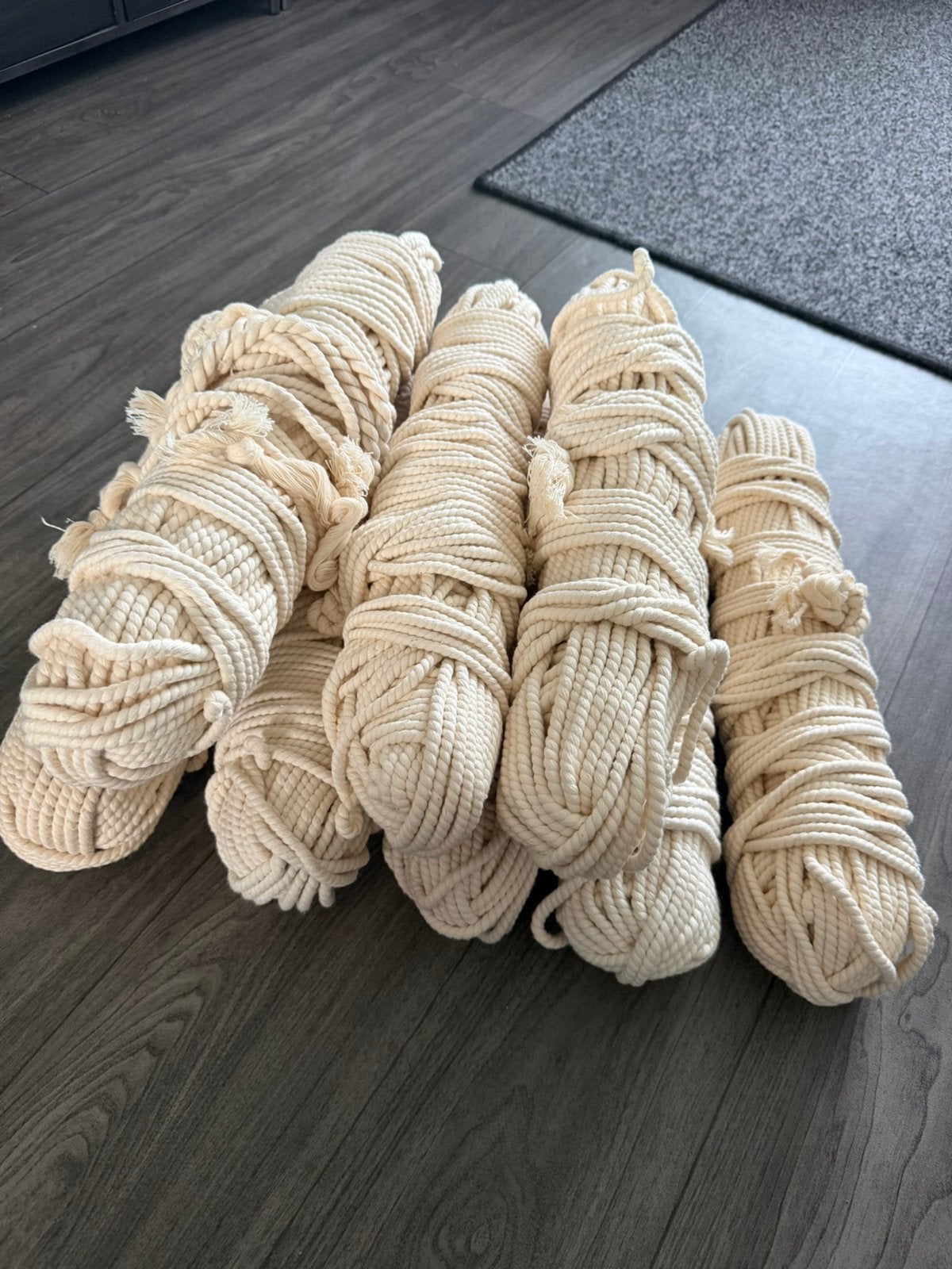 Macrame 6 mm, Ophalen, Zo goed als nieuw, Haken, Wol of Garen
