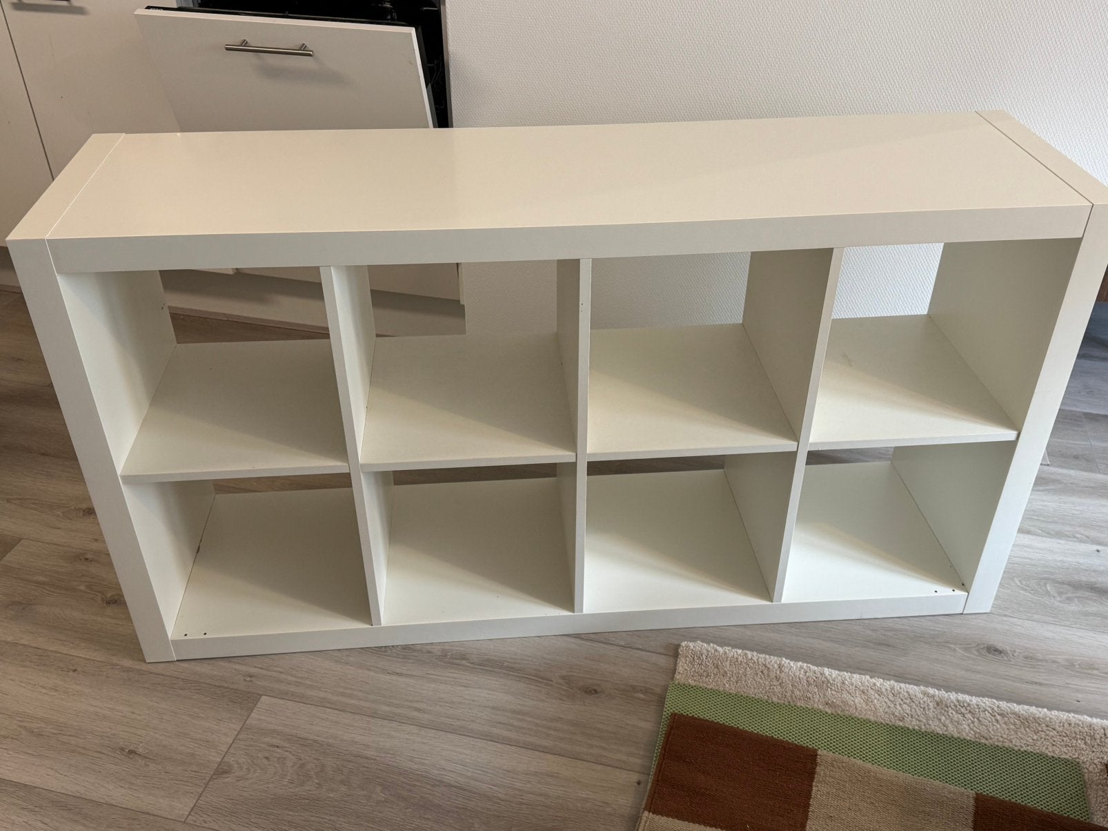 IKEA Kallax White with display case, Ophalen, Gebruikt