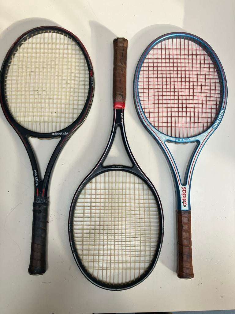 Adidas Ivan Lendl GTX Mid Tennisrackets (2 stuks + bonus), Ophalen of Verzenden, Gebruikt, Racket, Adidas