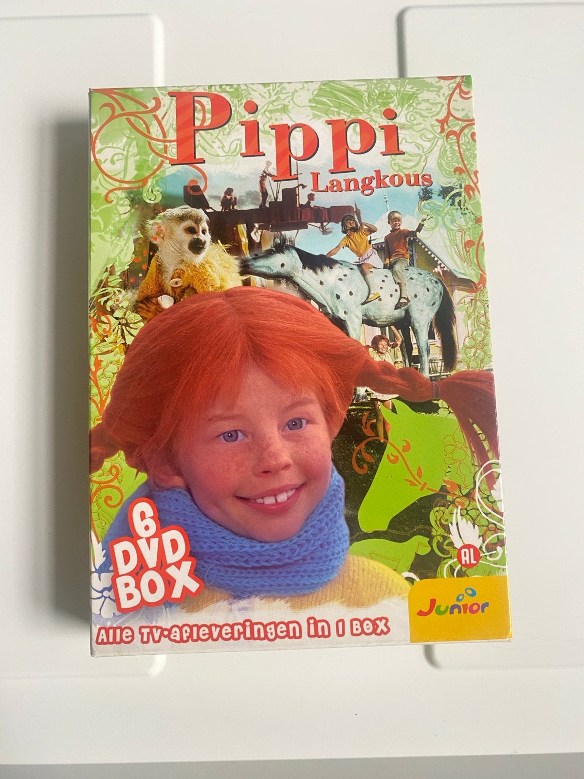 Pippi Langkous 6 DVD Box - Alle TV-afleveringen, Cd's en Dvd's, Gebruikt, Alle leeftijden, Tv-serie, Familie