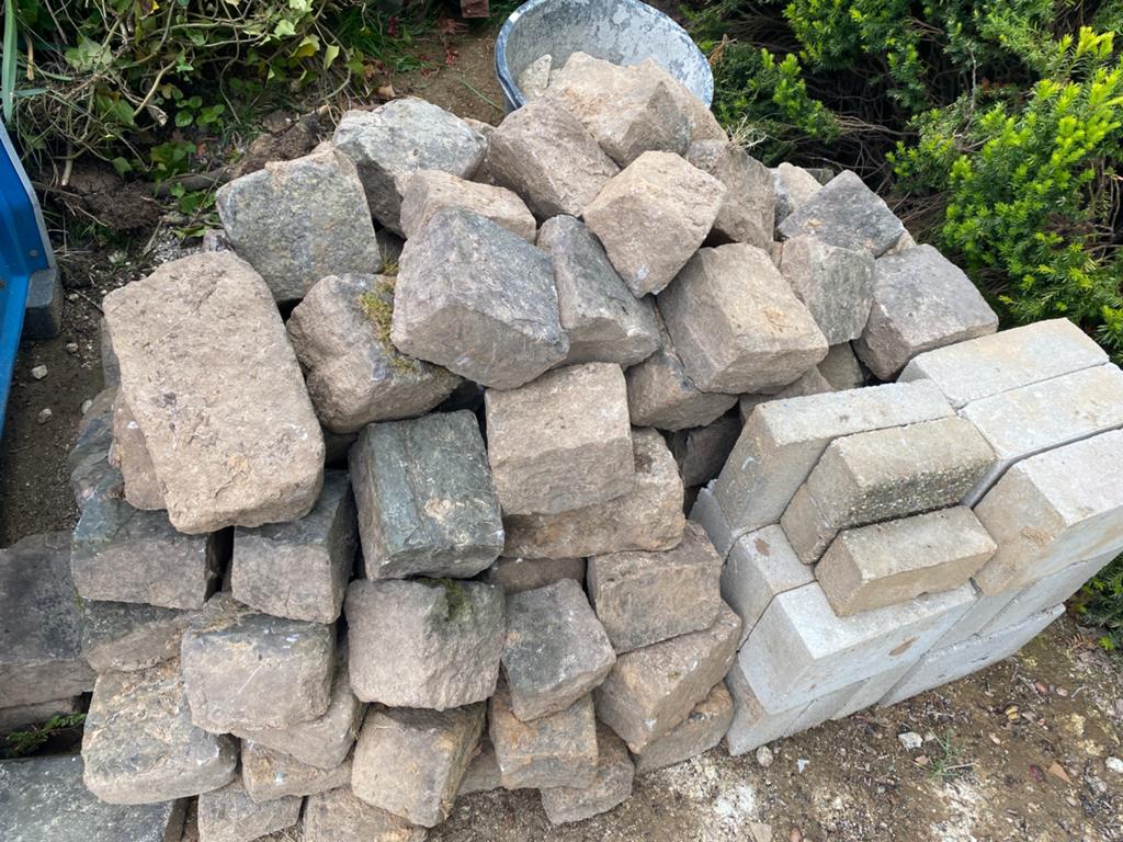 Stenen. Gratis afhalen!, Ophalen, Gebruikt, Beton, Klinkers