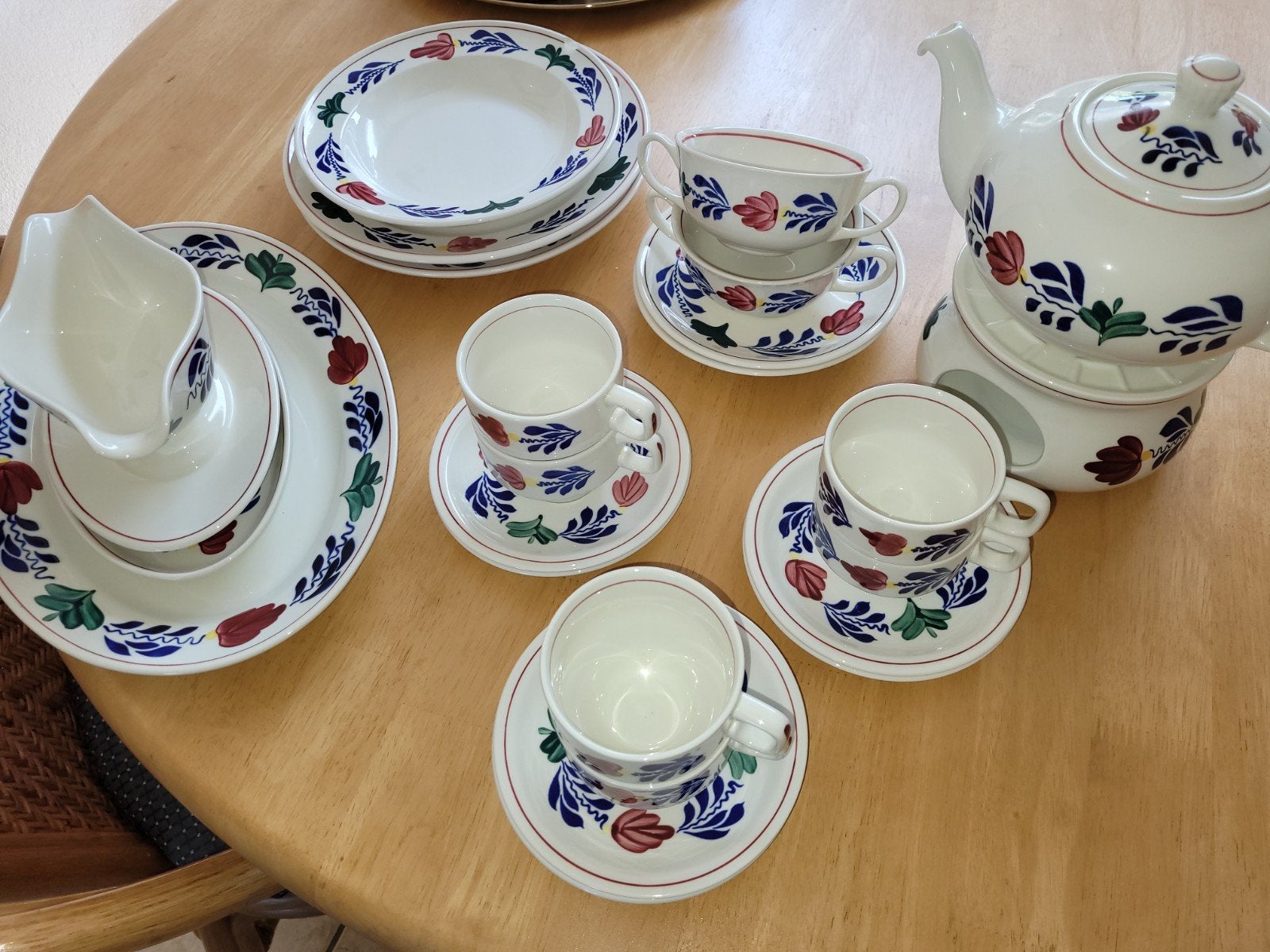 Boerenbond servies, Ophalen