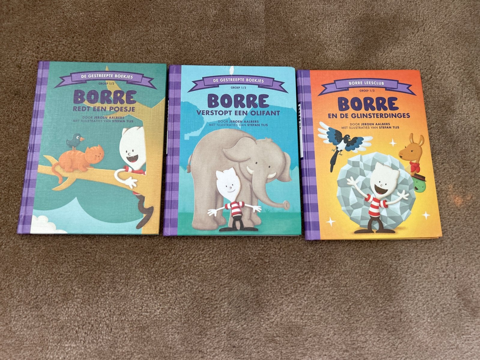 Borre Boekjes - Set van 3 - Zo goed als nieuw, Fictie algemeen, Jongen of Meisje, Ophalen of Verzenden, Zo goed als nieuw