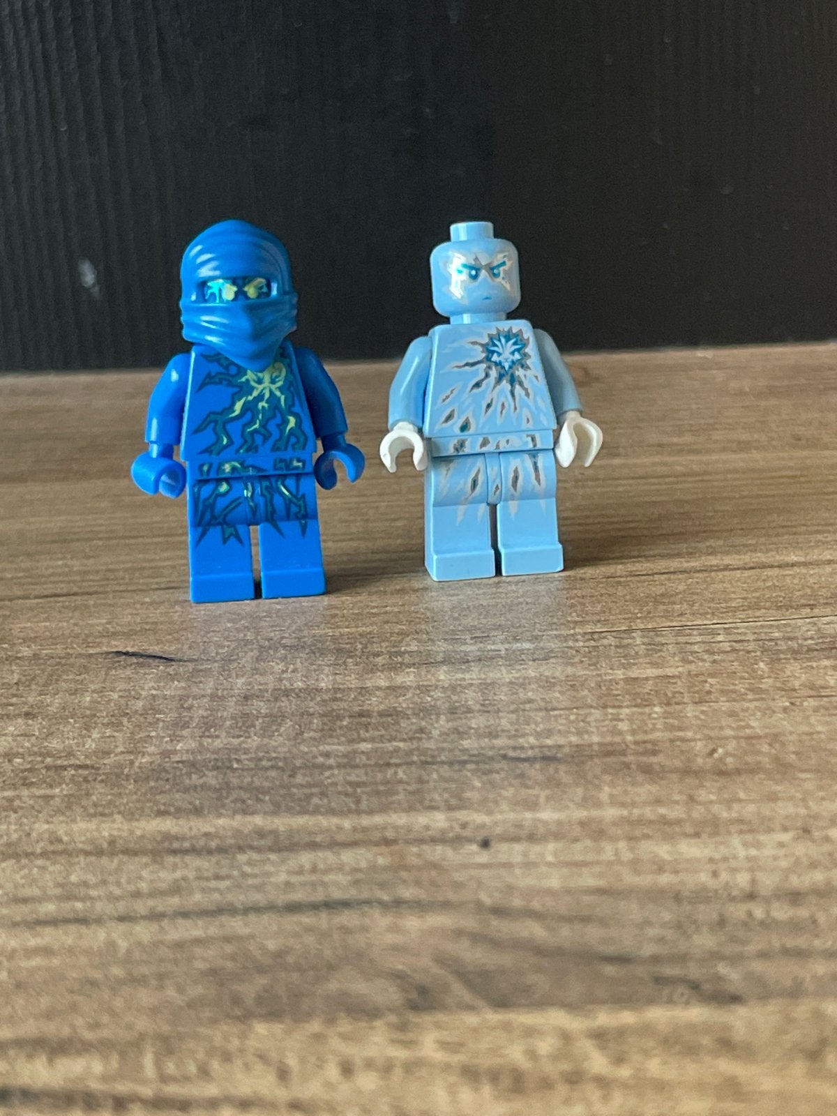 Ninjago NRG Jay en Zane minifiguren in goede conditie, Ophalen of Verzenden, Zo goed als nieuw, Overige merken