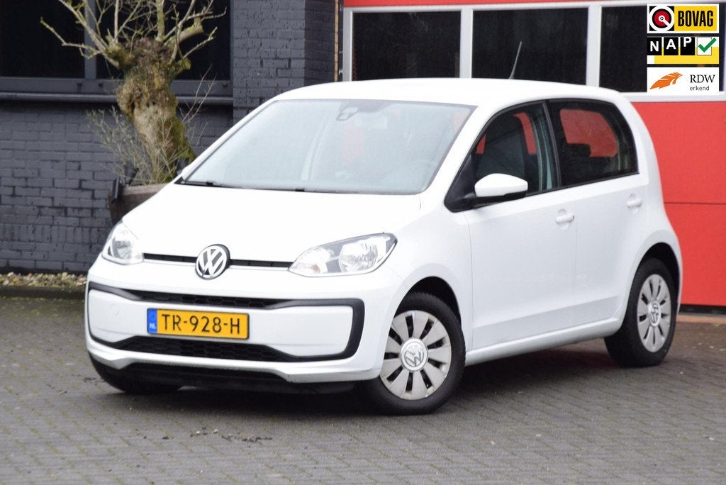 Volkswagen Up! 1.0 BMT move up! 2018 5 Deurs Airco Navigatie, Auto's, Volkswagen, Voorwielaandrijving, Stof, Wit, Origineel Nederlands