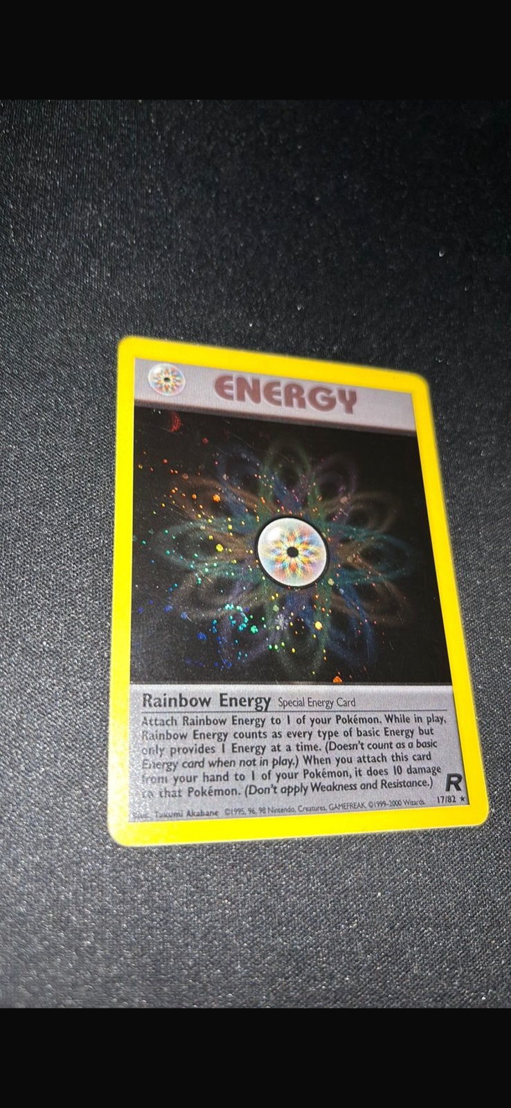 Rainbow Energy Team Rocket pokemon kaart, Hobby en Vrije tijd, Verzamelkaartspellen | Pokémon, Ophalen of Verzenden, Zo goed als nieuw