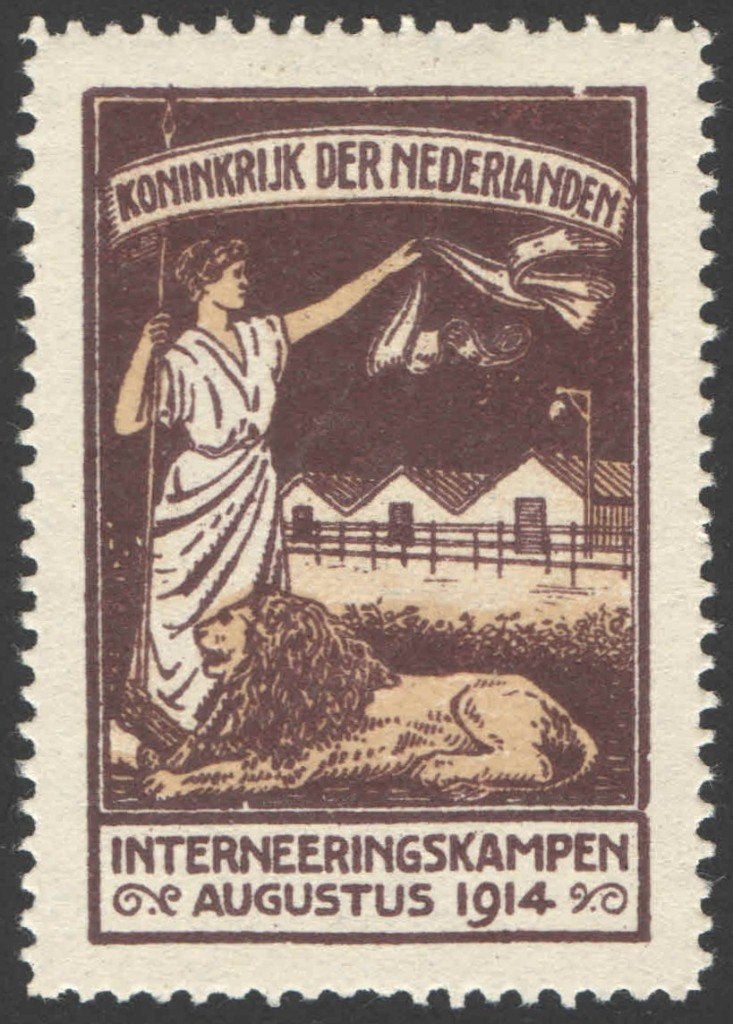 Nederland Interneringszegel 2 ongebruikt 1916, Ophalen of Verzenden, T/m 1940, Postfris