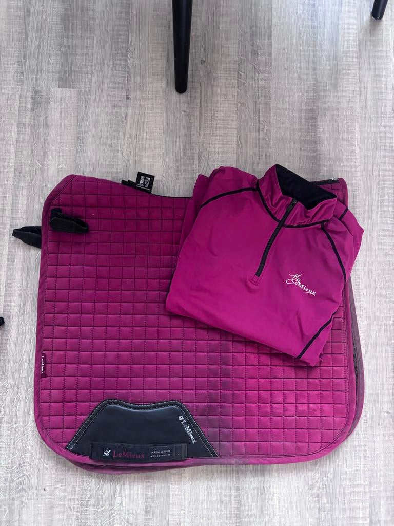 Lemieux set, Full (L), Dressuurdekje, Rood, Ophalen of Verzenden