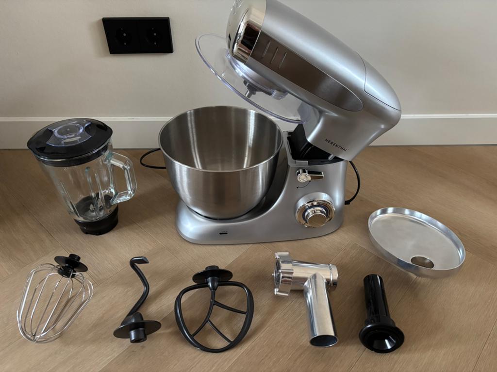 Herenthal keukenmachine, 4 liter of meer, 3 snelheden of meer, Ophalen of Verzenden, Zo goed als nieuw