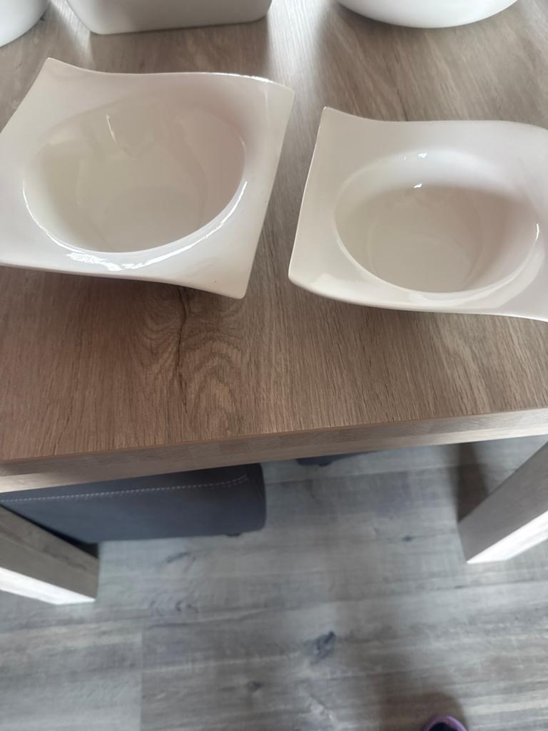 Maxwell & Williams Motion kommen - wit porselein, Huis en Inrichting, Keuken | Servies, Zo goed als nieuw, Kom(men), Porselein