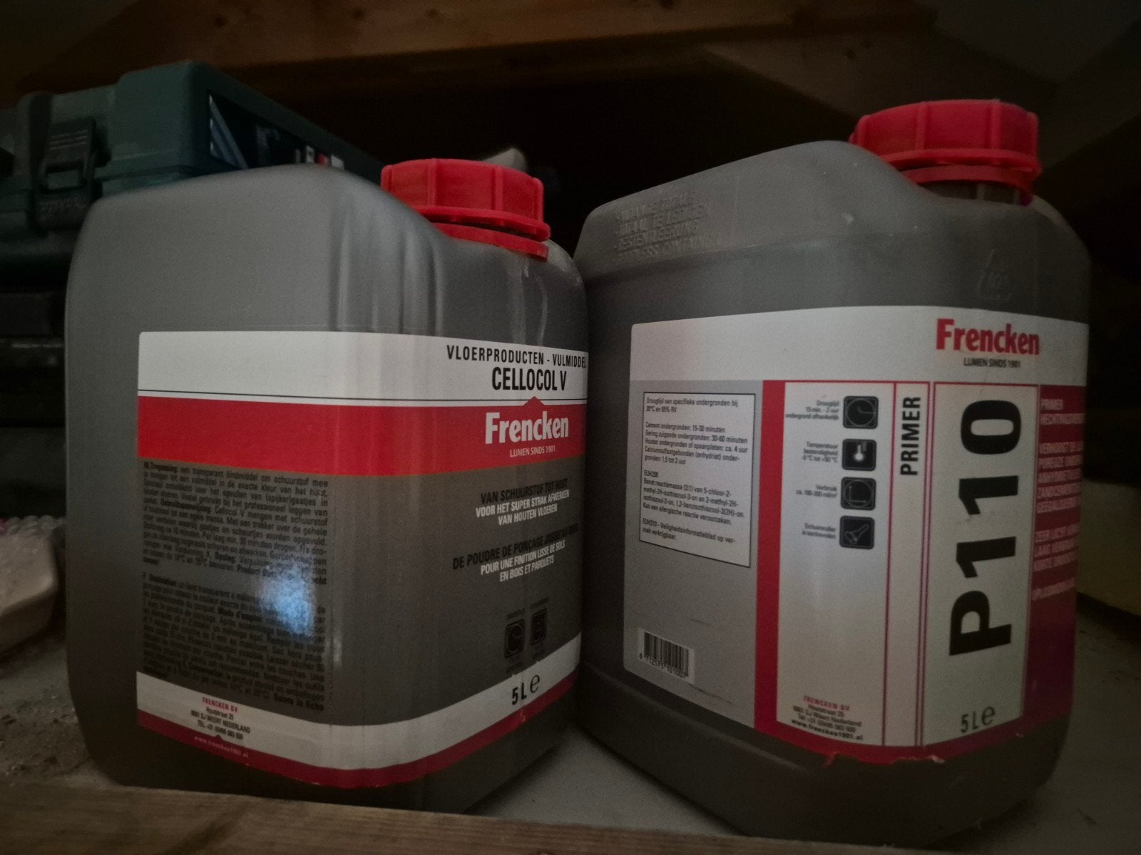 Frencken P110 Primer en Cellocol V - 5 liter per stuk, Ophalen