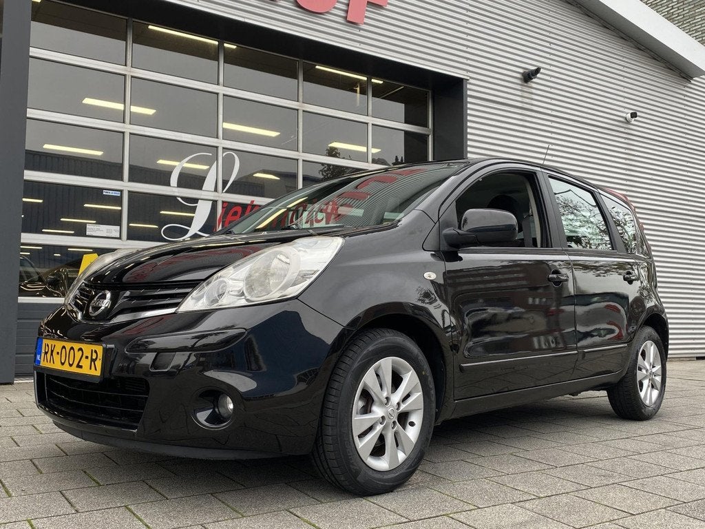 Nissan Note 1.4 Acenta 5Drs - Navigatie I Airco I Sport velg, Voorwielaandrijving, Stof, Gebruikt, 4 cilinders