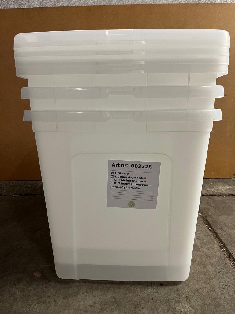 IRIS Clearbox Opbergbox - 70L | Van €40, nu, Kunststof, Iris, Iris, Nieuw