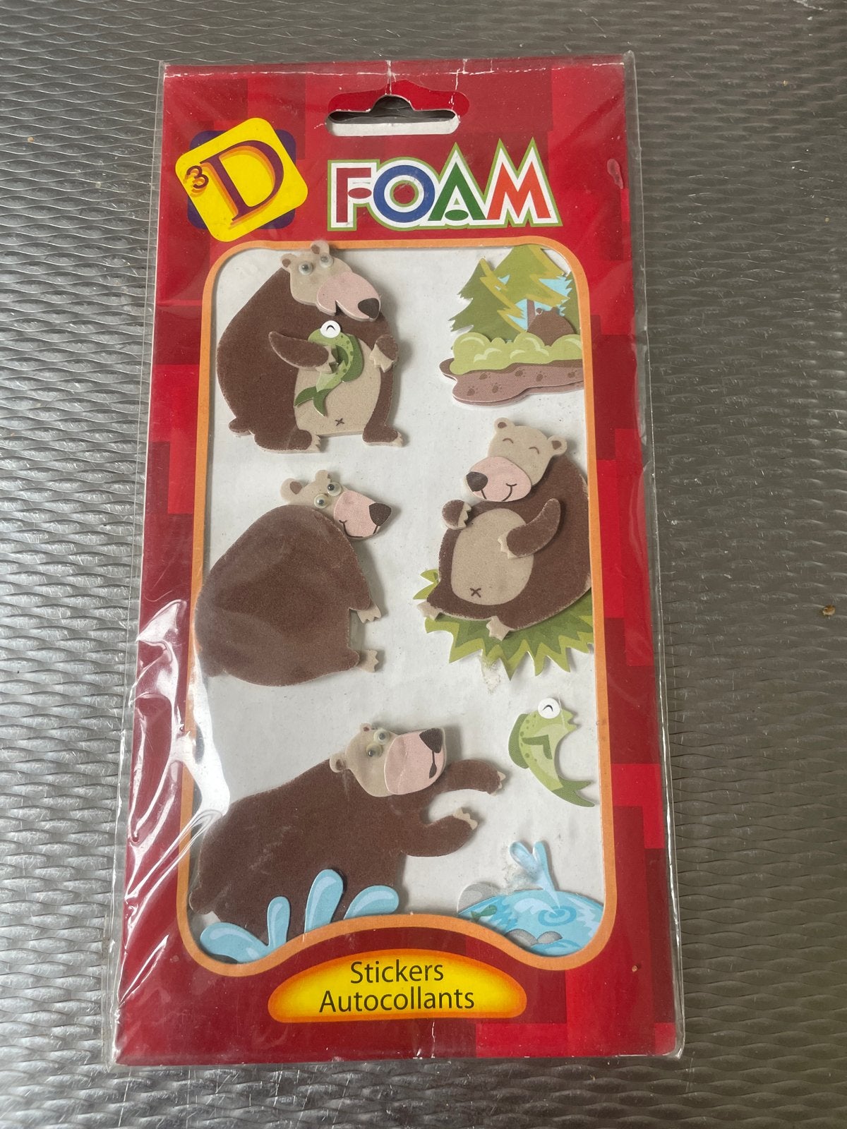 3D Foam Stickers - Beren en Bosdieren, Ophalen of Verzenden, Nieuw, Overige typen