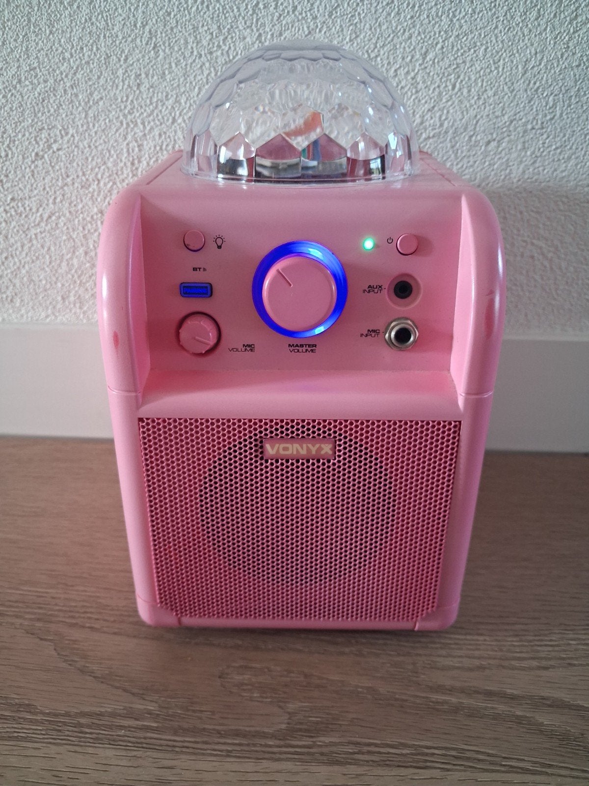 Roze Vonyx SBS50P Party Speaker - Gebruikt met lichte sporen, Overige merken, Gebruikt, Party speaker, Ophalen of Verzenden