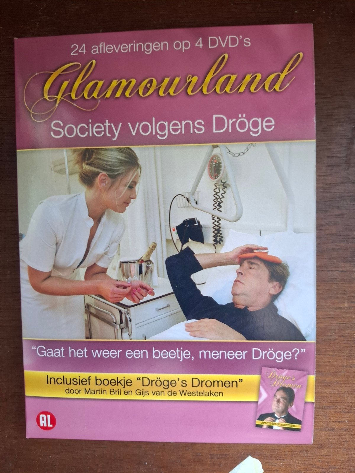 Glamourland: Society volgens Dröge (4 DVD's), Cd's en Dvd's, Gebruikt, Alle leeftijden, Ophalen of Verzenden, Inclusief boekje