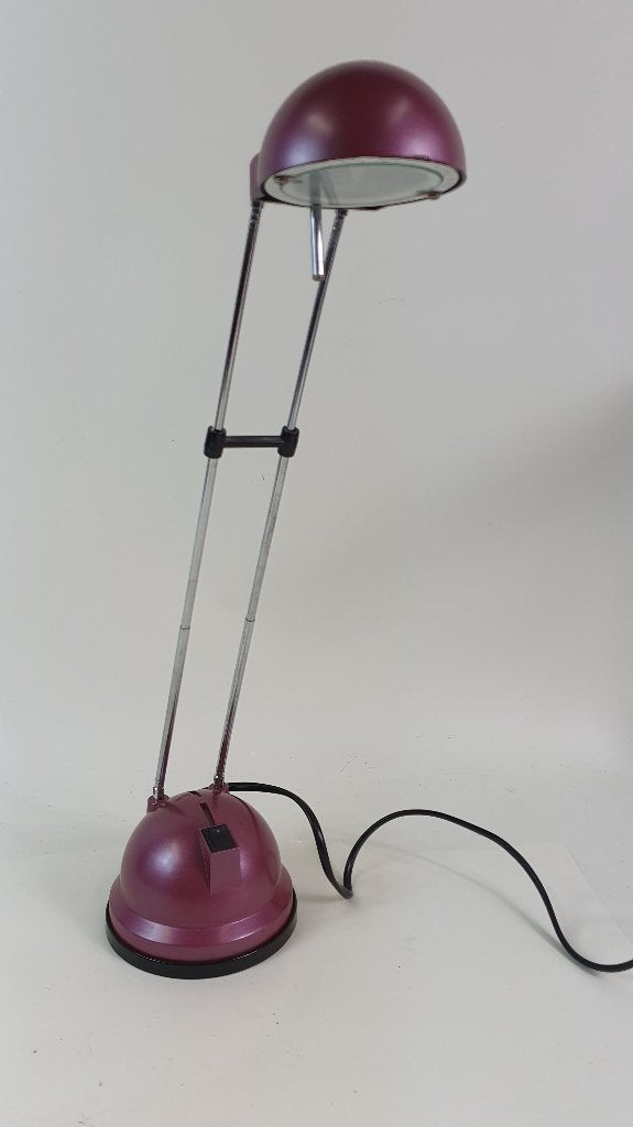 Vintage tafellamp, bureaulamp antennes, halogeen. Rood. 3A6, Tweedehands verkoop, Tweedehands verkoop, Gebruikt, Ophalen of Verzenden