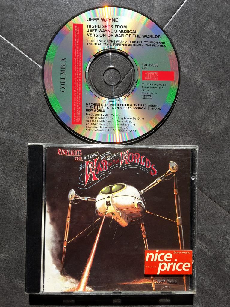 CD - Jeff Wayne  - The War Of The Worlds, Ophalen of Verzenden, Zo goed als nieuw