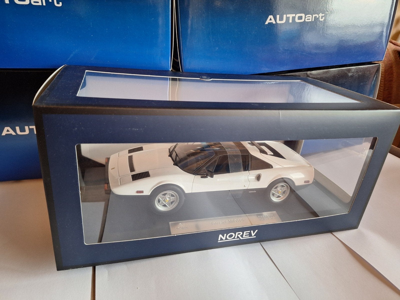 Norev Ferrari 308 GTS Norev Wit ! Lim. Edition 200 stuks, Ophalen of Verzenden, Nieuw, Norev