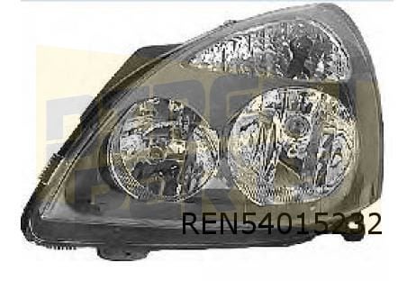 Renault Clio II (1/04-5/09) koplamp (H7/H1) Rechts (grijs) O