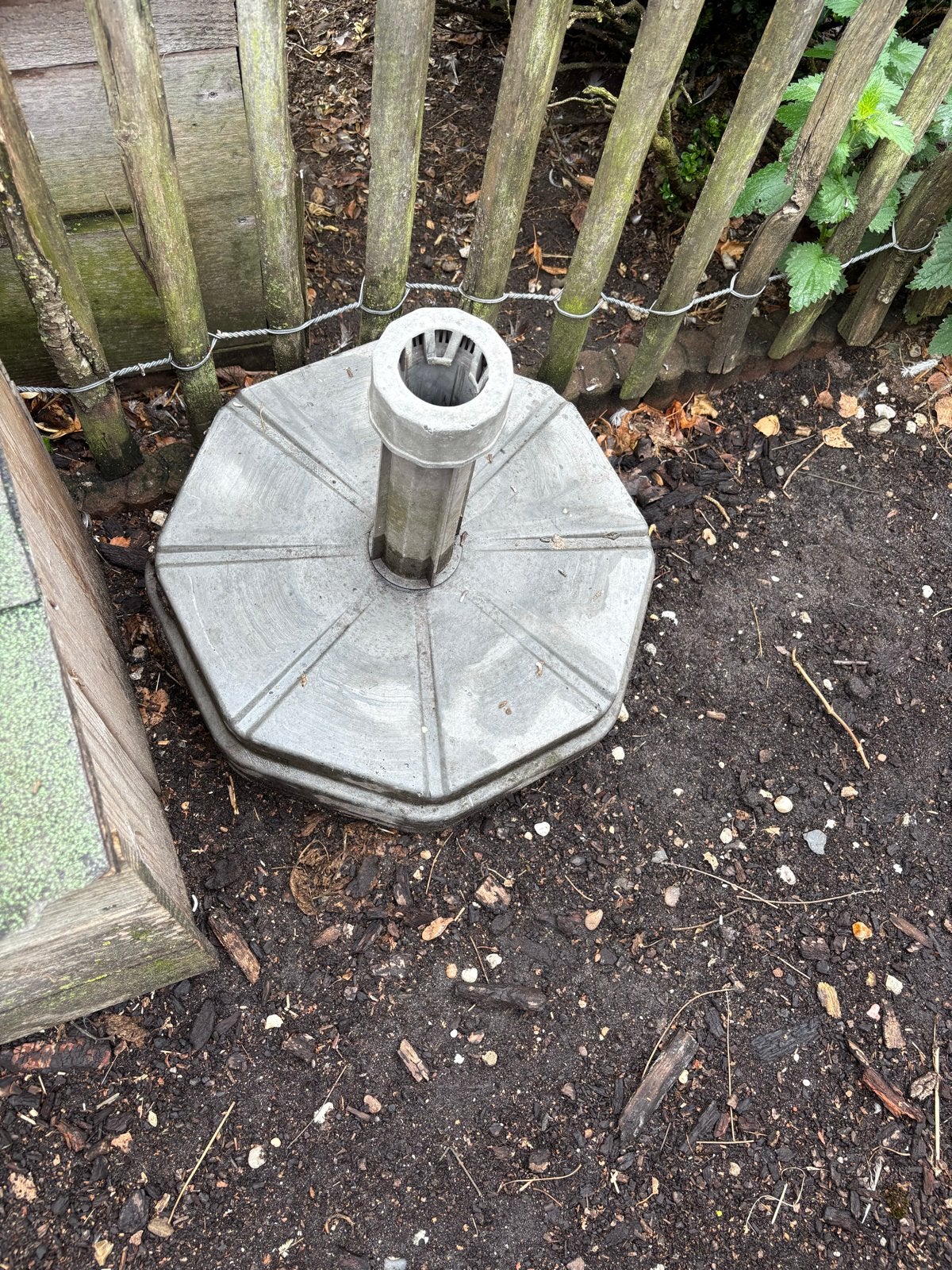 Stevige parasolvoet voor diverse parasols, Tuin en Terras, Parasols, Ophalen, Gebruikt, Minder dan 1 meter, Parasolvoet