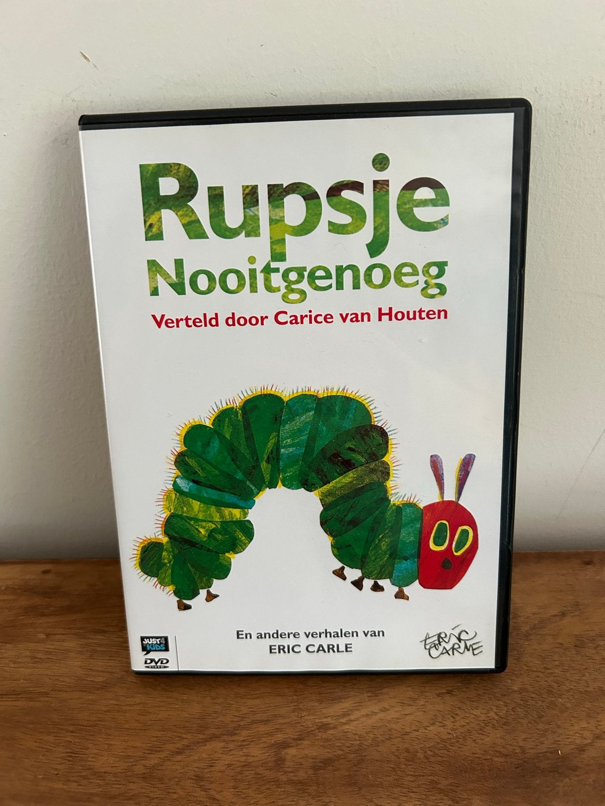 Rupsje Nooitgenoeg DVD - Verteld door Carice van Houten, Cd's en Dvd's, Dvd's | Kinderen en Jeugd, Animatie, Alle leeftijden, Zo goed als nieuw