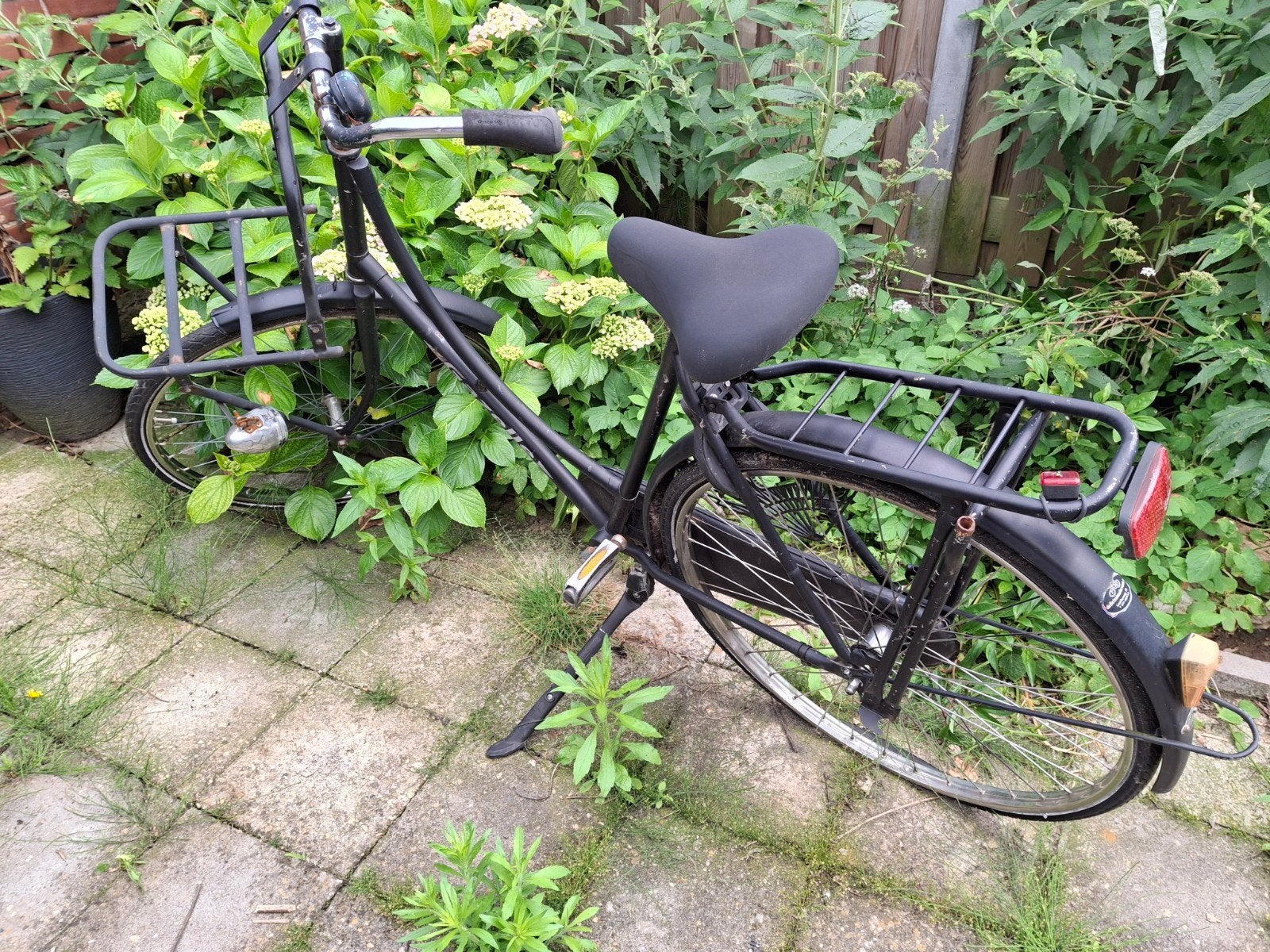 2 Dames Omafietsen voor de handige klusser, Fietsen en Brommers, Fietsen | Dames | Omafietsen, Gebruikt, Terugtraprem, Ophalen