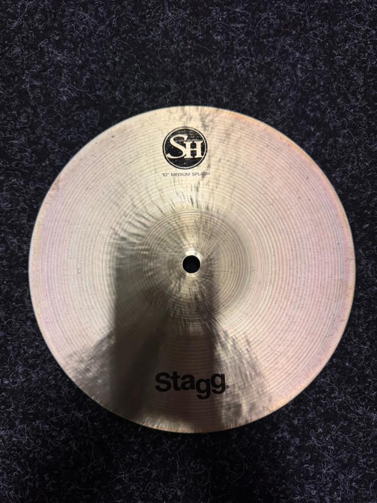 3 bekkens met 2 standaarden, Ophalen of Verzenden, Gebruikt, Drums of Percussie