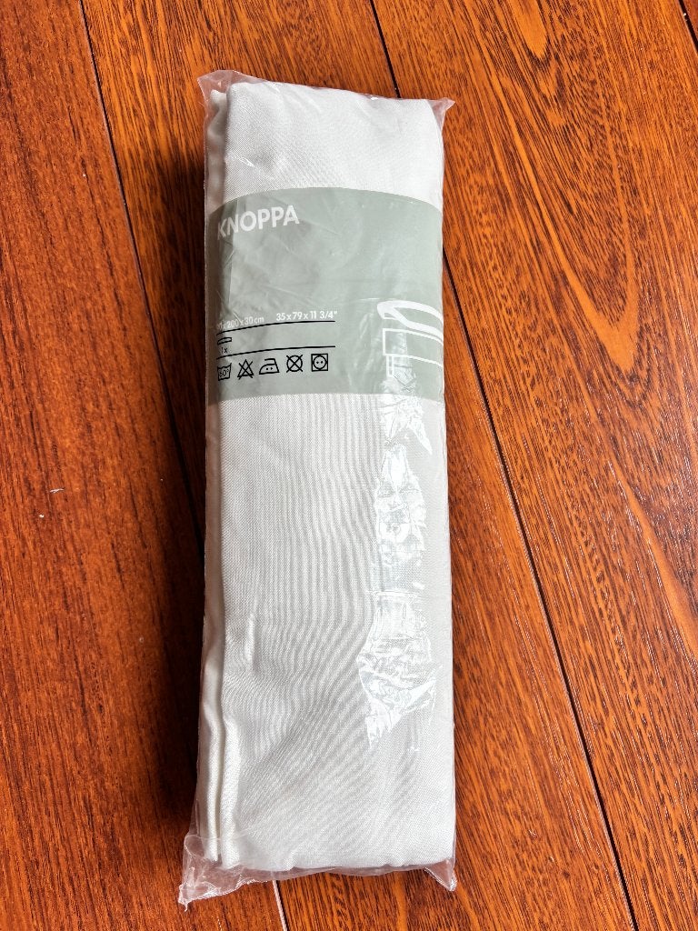 KNOPPA nieuwe hoeslaken 90x200 van Ikea, Huis en Inrichting, Slaapkamer | Beddengoed, Eenpersoons, Katoen, Nieuw, Ophalen of Verzenden
