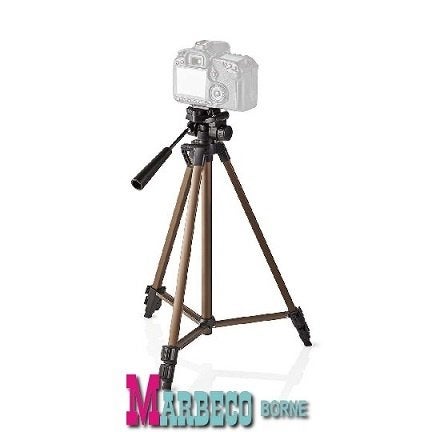 Camera, Video Statief Pan & Tilt max.127 cm Brons, Met handvat, Nedis, Nieuw, Info@marbeco.nl