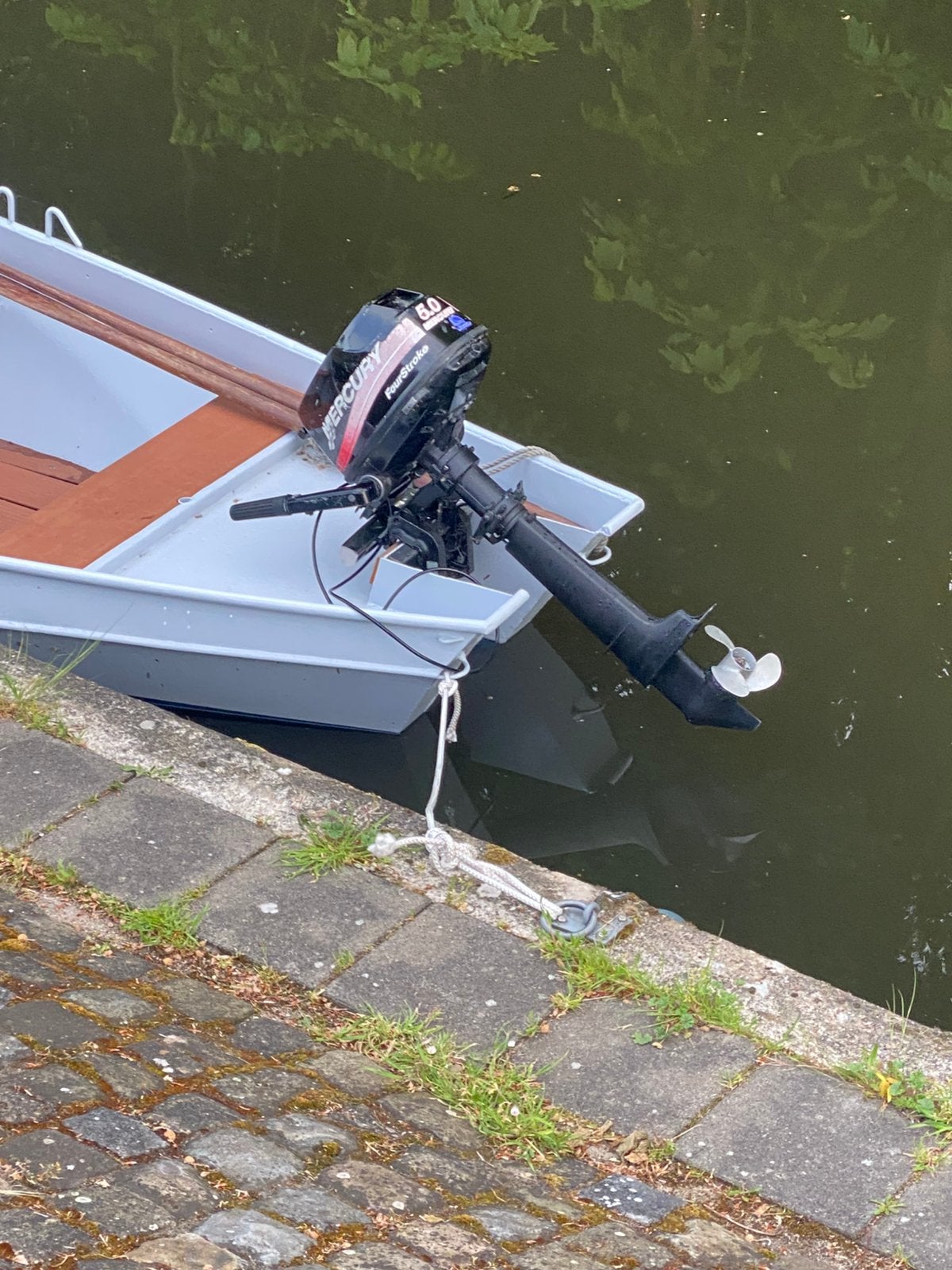 Mecury 5pk 4 takt buitenboordmotor beetje opknappen, Ophalen, Gebruikt