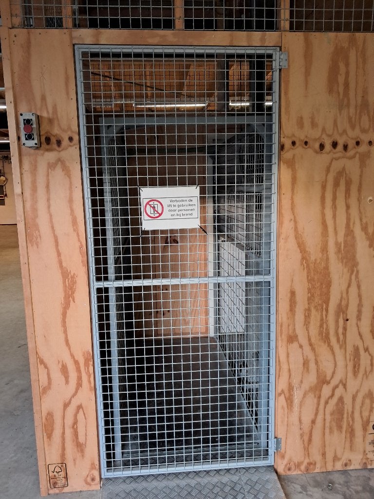 Goederen lift, Ophalen, Gebruikt