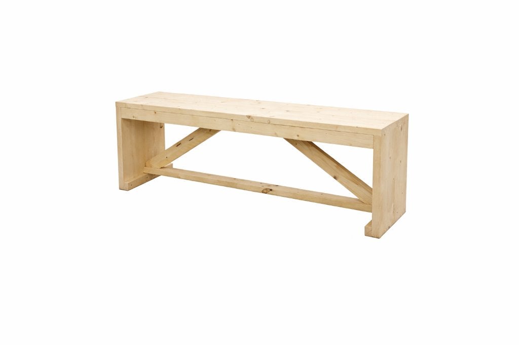 Steigerhouten tuinbankje nieuw! | Steigerhouten Bank Ben, Ophalen of Verzenden, Nieuw