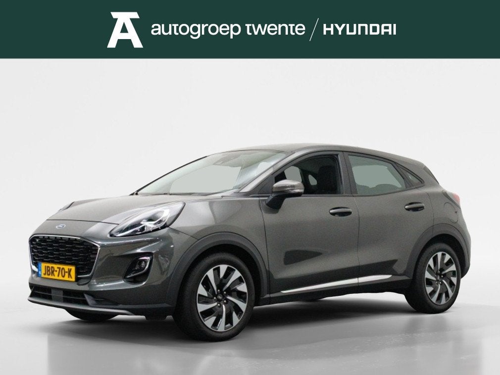 Ford Puma 1.0 EB Hybrid Titanium Automaat | Private lease 43, Auto's, Ford, 12 maanden, Stof, Lichtsensor, 665 kg