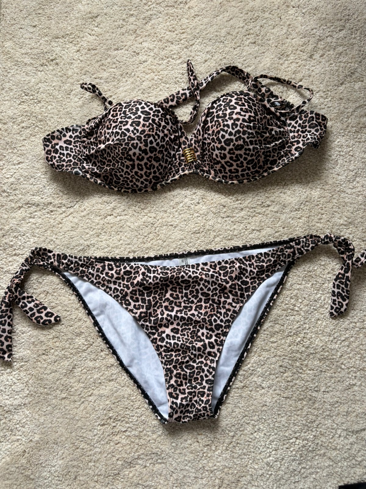Panter bikini, Ophalen of Verzenden, Nieuw, Beige, Bikini