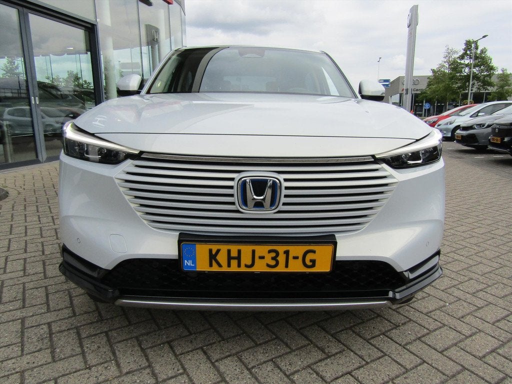 Honda HR-V 1.5 i-MMD 131pk CVT Advance,Allweather banden, Auto's, Honda, Leder en Stof, Wit, Bedrijf, 19 km/l