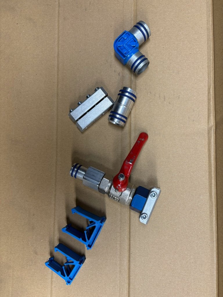 TESEO MODULAIR BUISSYSTEEM ALUMINIUM, Ophalen, Overige typen, Aluminium, Zo goed als nieuw