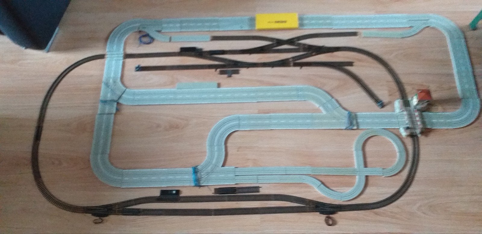 Fleischmann modelrails met Faller AMS baan, Hobby en Vrije tijd, Gelijkstroom, Fleischmann, Rails, Ophalen of Verzenden