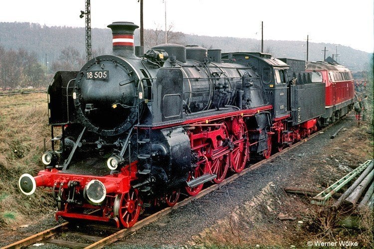 MARKLIN 33184 Duitse 2C1 fraaie stoomloc serie 18.4 DRG; Dig, Wisselstroom, Locomotief, Ophalen of Verzenden, Zo goed als nieuw