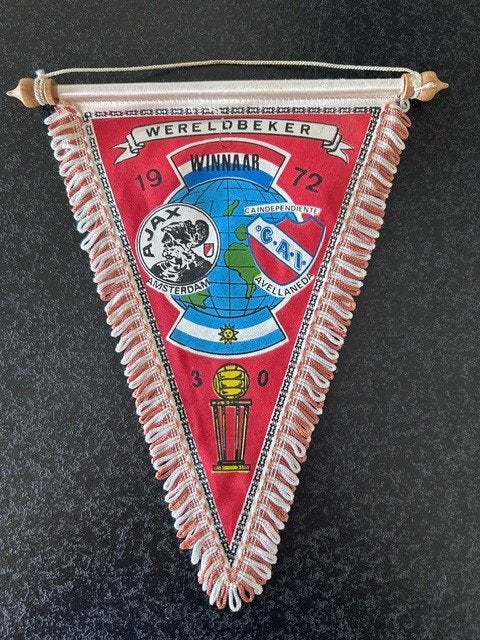 Vintage Ajax-vaantje, Ophalen of Verzenden, Zo goed als nieuw, Ajax, Vaantje of Sjaal