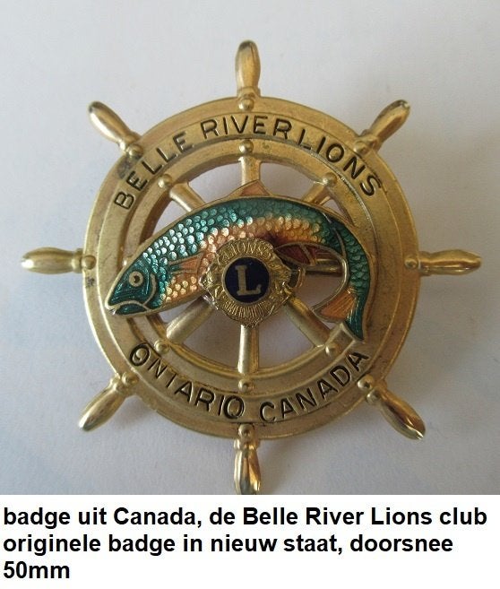 internationale LIONS CLUB, the River Lions Ontario, speld, Ophalen of Verzenden, Zo goed als nieuw