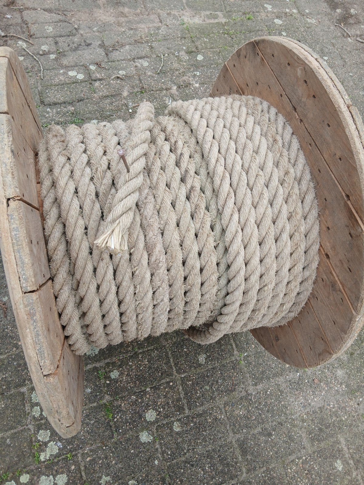 Diverse scheepstouwen op haspels, Ophalen of Verzenden, Zo goed als nieuw, Lijn of Blok