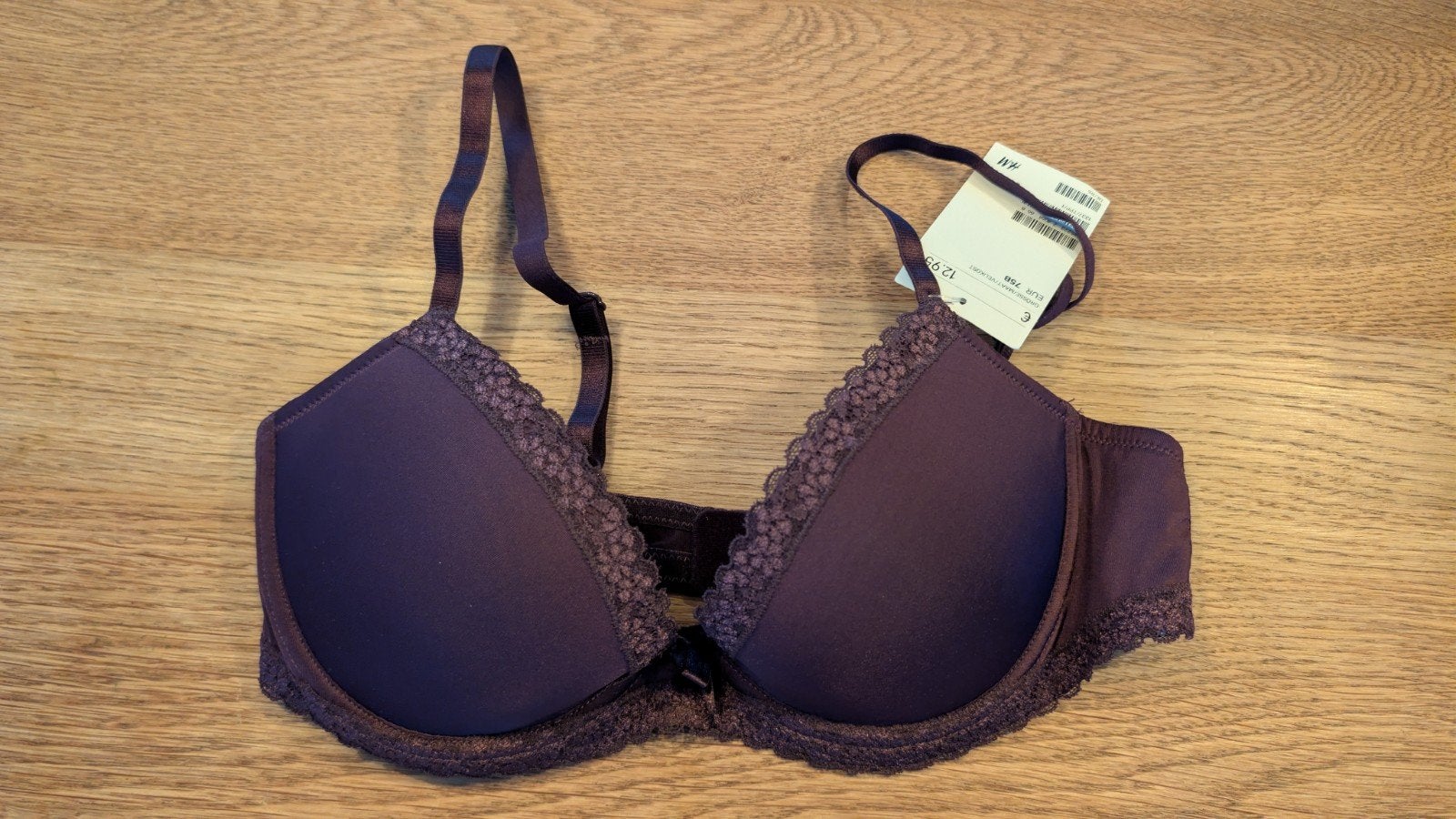 Paarse BH, maat 75B H&M, H&M, Verzenden, Paars, BH