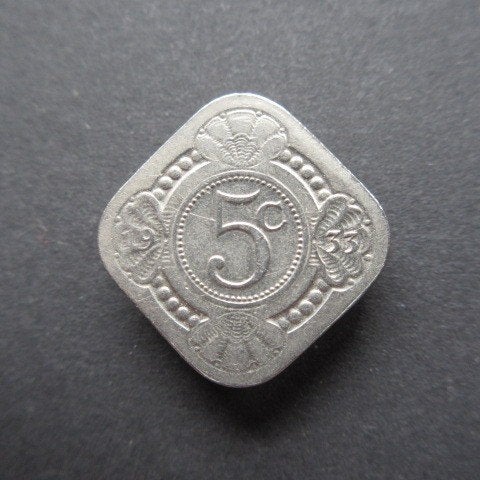 5 Cent 1933 Nederland, Verzenden, Koningin Wilhelmina, 5 cent, Losse munt