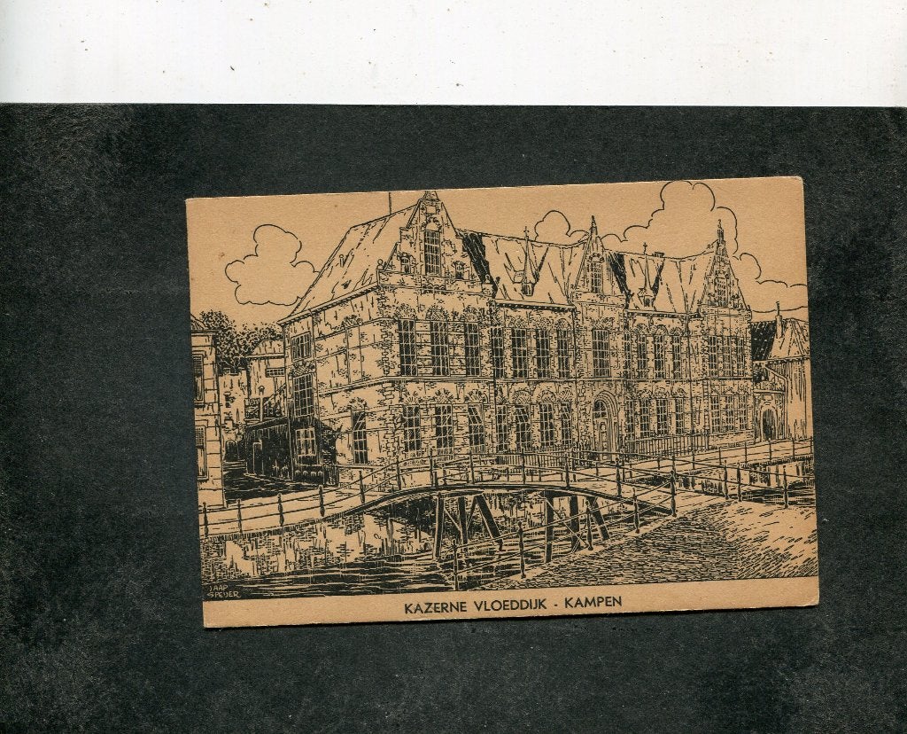 Ansicht Kampen - Kazerne Vloeddijk, Verzenden, 1980 tot heden, Ongelopen, Overijssel