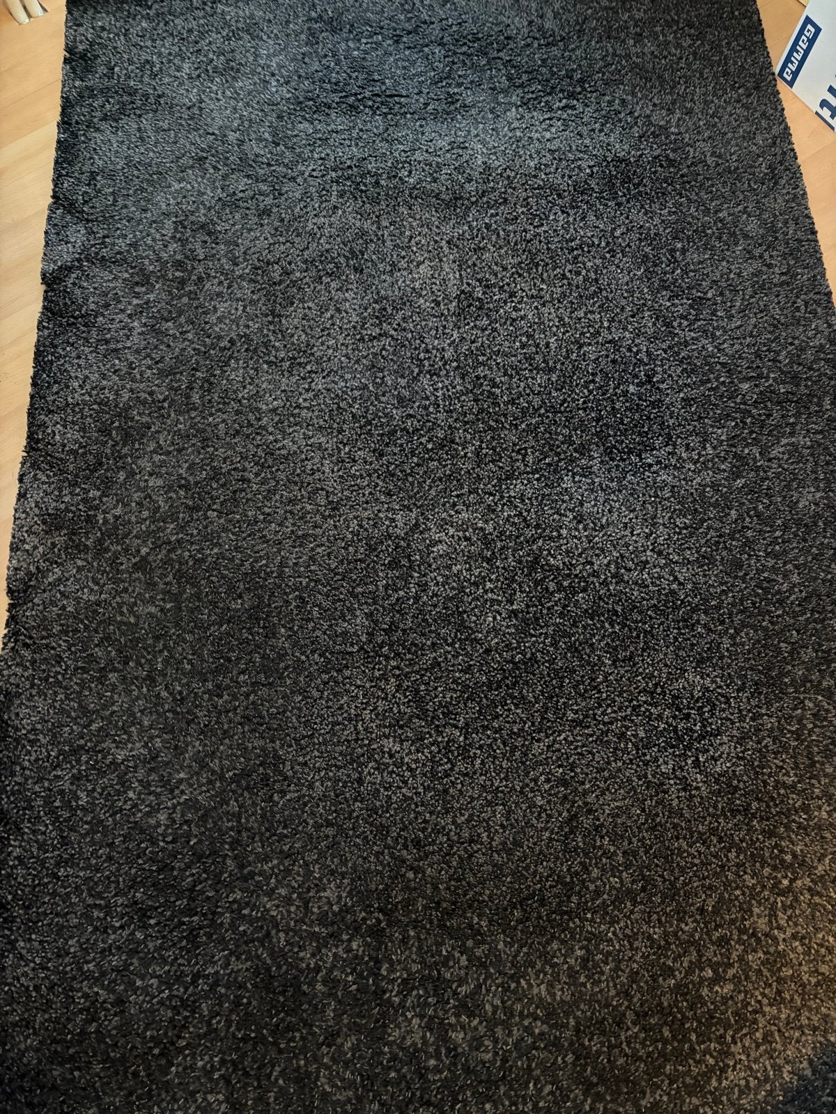 Zo goed als nieuw IKEA ALHEDE vloerkleed, donkergrijs, Ophalen, 150 tot 200 cm, 200 cm of meer, Zo goed als nieuw